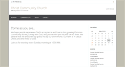 Desktop Screenshot of christcommunitygr.org