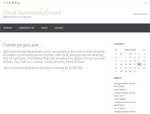 Tablet Screenshot of christcommunitygr.org